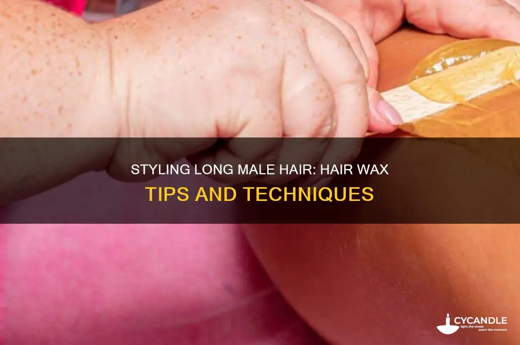 can you use hair wax with longer male hair