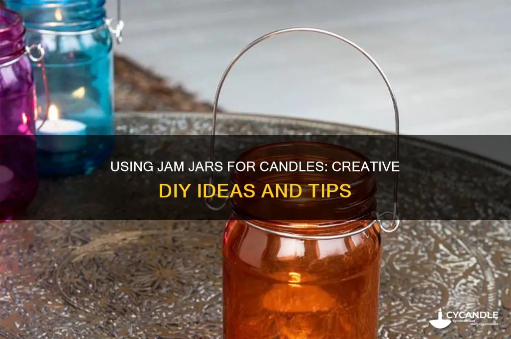 can you use jam jars for candles