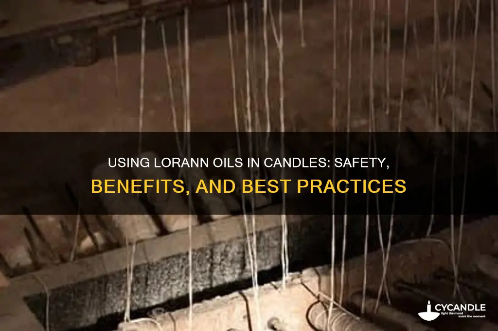 can you use lorann oils in candles