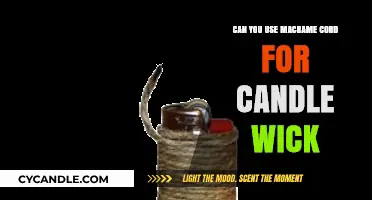 Macrame Cord as Candle Wick: Creative Crafting or Safety Risk?
