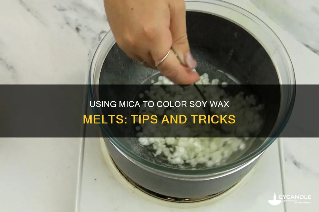 can you use mica to color soy wax melts