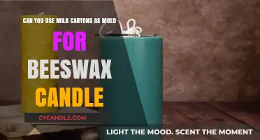 DIY Beeswax Candles: Milk Cartons as Creative Molds