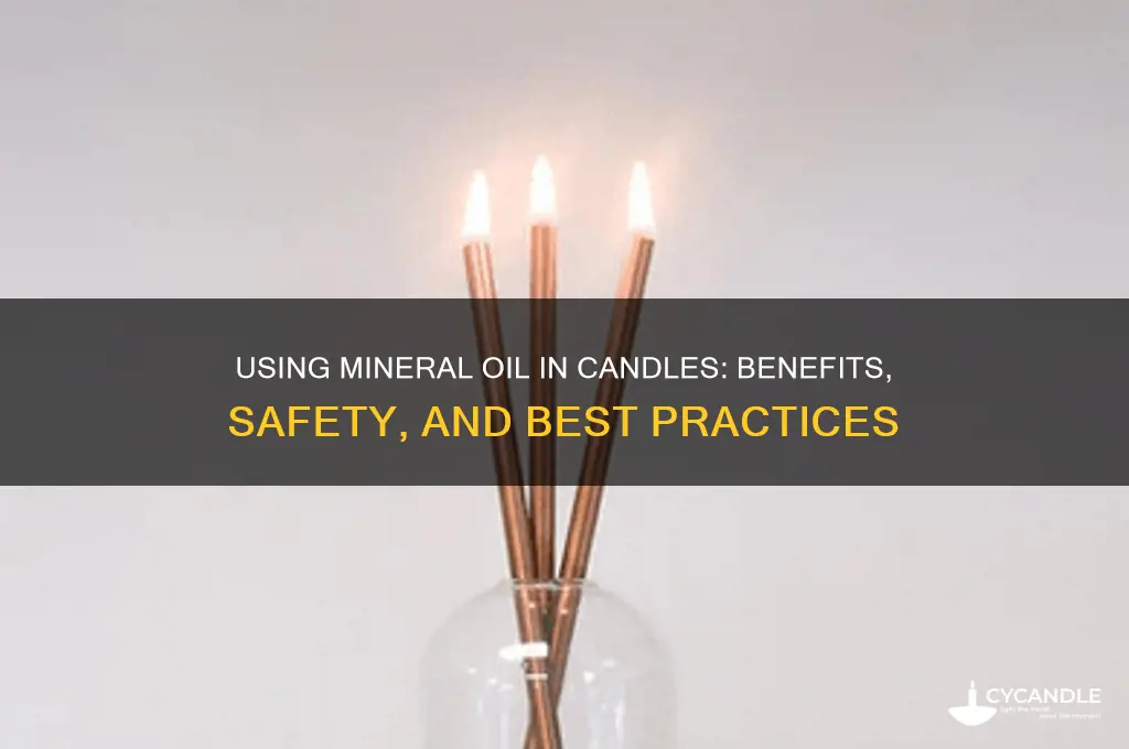 can you use mineral oil in candles