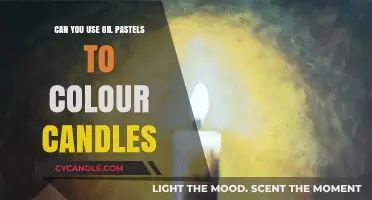 Creative Candle Decor: Using Oil Pastels for Unique Color Effects