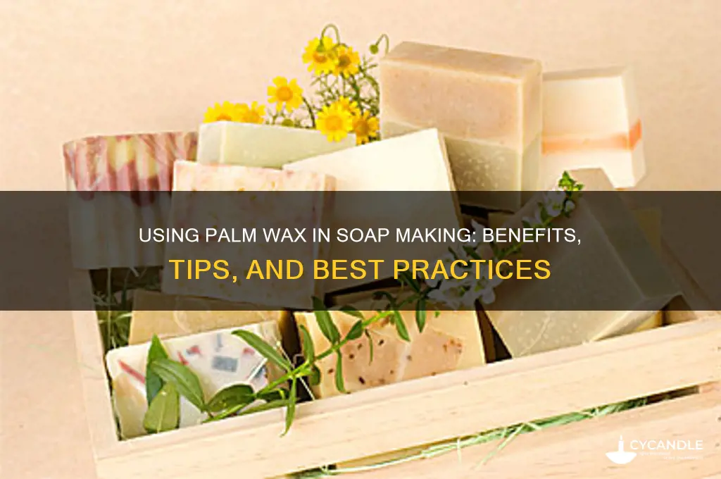 can you use palm wax in soap making