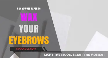 Paper for Brow Waxing? Exploring DIY Eyebrow Grooming Hacks
