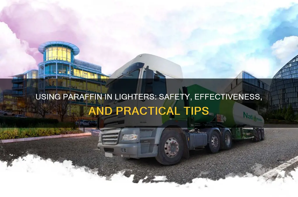 can you use paraffin for lighters
