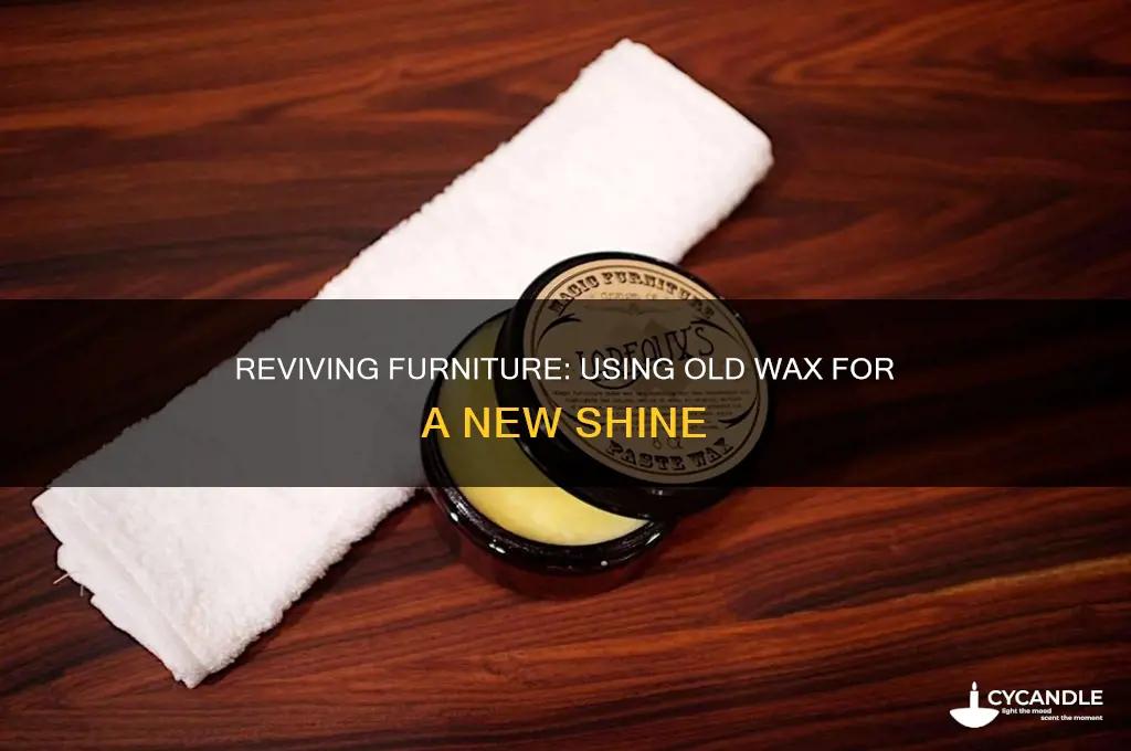 can you use past wax on funiture