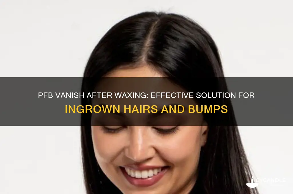 can you use pfb vanish after waxing