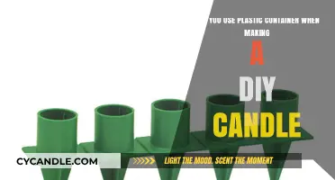DIY Candle Safety: Using Plastic Containers for Homemade Candles