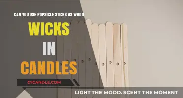 Popsicle Sticks as Wood Wicks: Creative Candle-Making Hack Explored