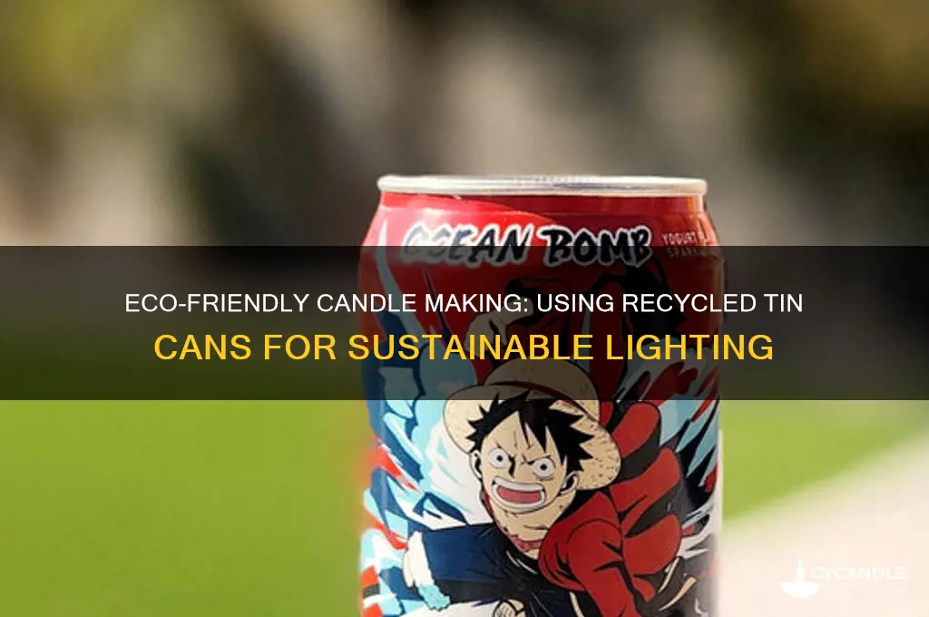 can you use recycled tin cans for candles