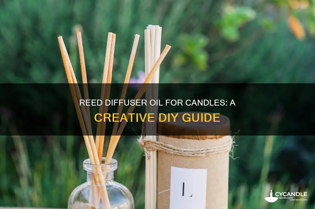 can you use reed diffuser oil to make candles