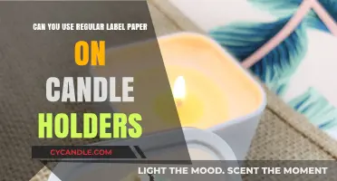 Using Regular Label Paper on Candle Holders: Tips and Tricks
