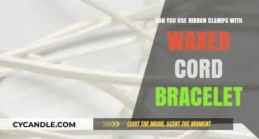 Using Ribbon Clamps with Waxed Cord Bracelets: Tips and Tricks