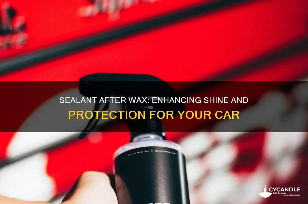 can you use sealant after wax