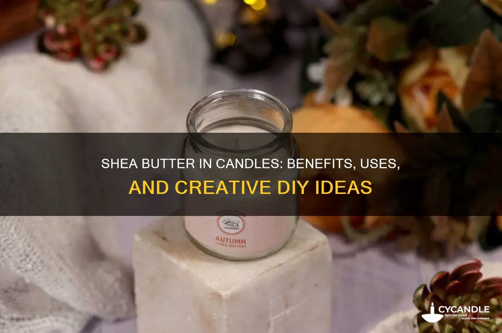 can you use shea butter in candles