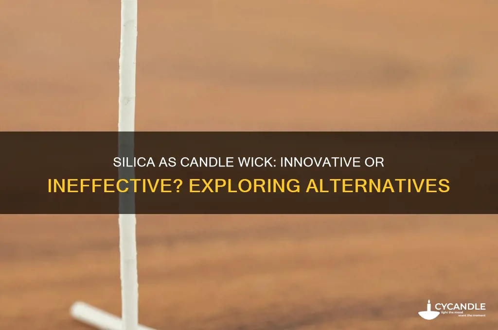 can you use silica as candle wick