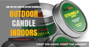 Using Skeeter Beeter Citronella Outdoor Candles Indoors: Safe or Risky?