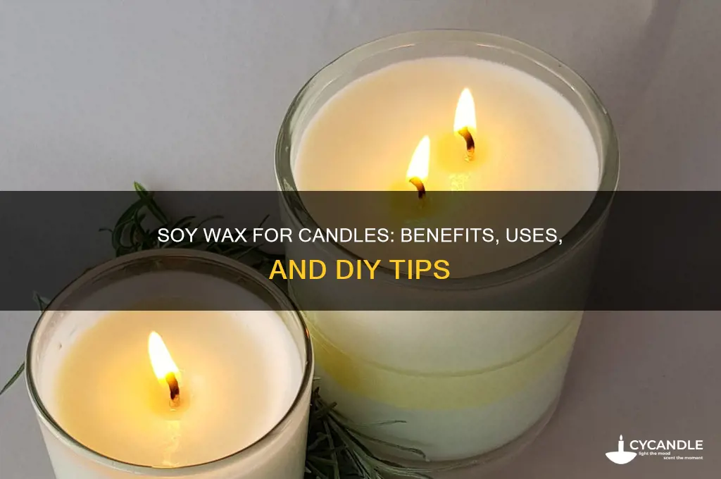 can you use soy wax for candles