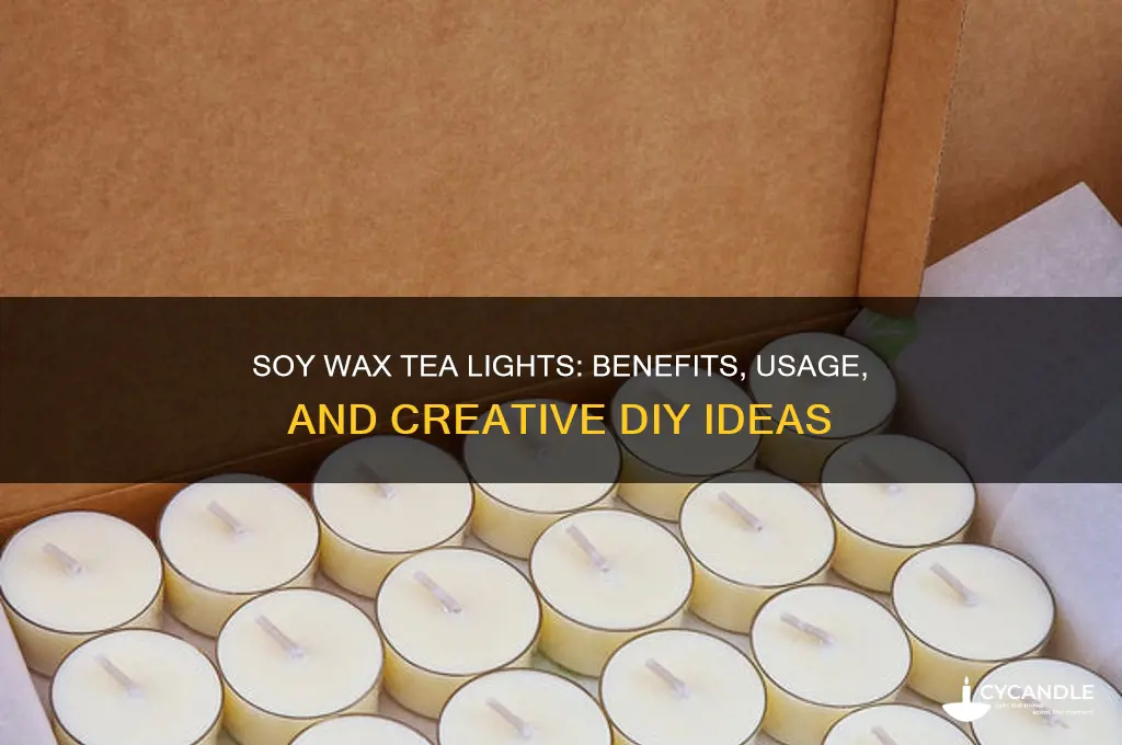 can you use soy wax for tea lights