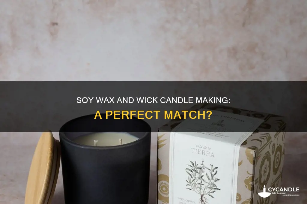 can you use soy wax with wick candle maker