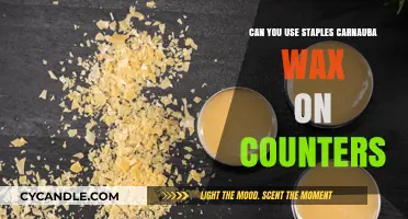 Using Staples Carnauba Wax on Counters: Benefits, Tips, and Safety