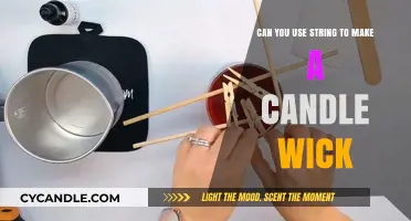 Crafting Candle Wicks: Can String Be a DIY Wick Alternative?