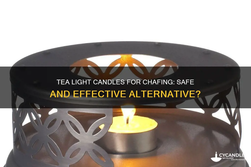 can you use tea light candles for chafing