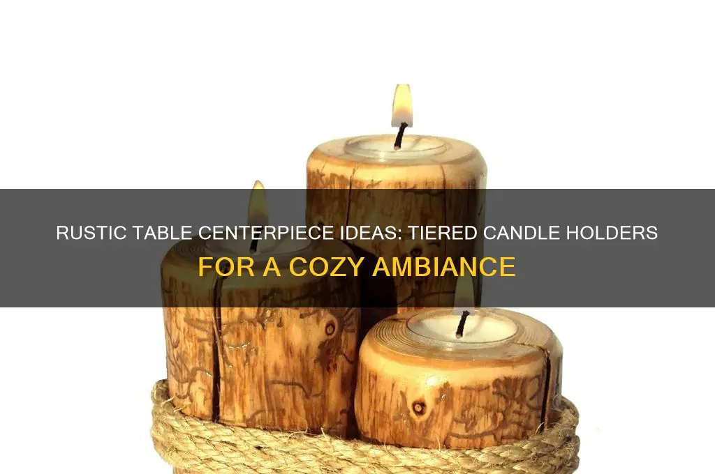 can you use tiered candle holdersfor center of rustic table