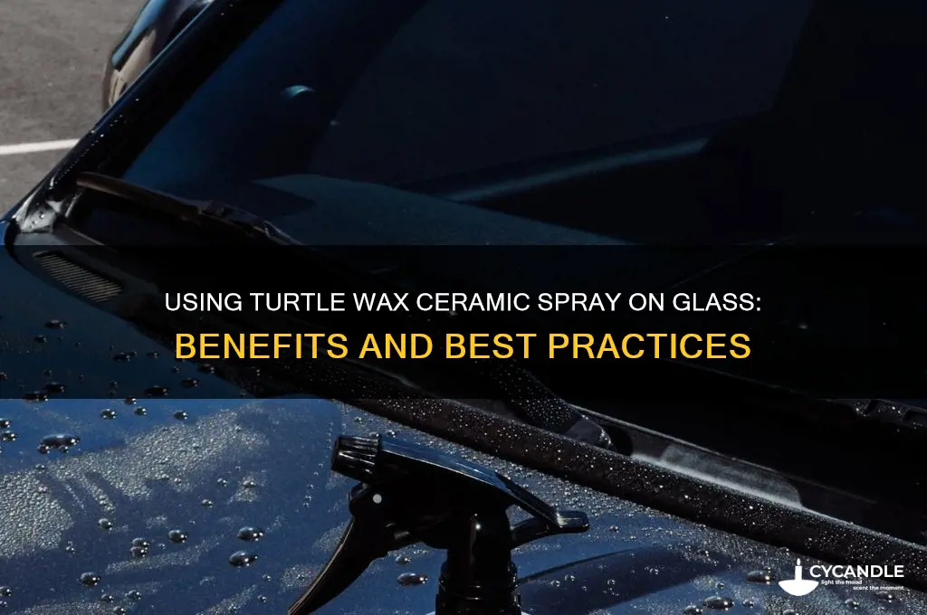 can you use turtle wax ceramic spray on glass