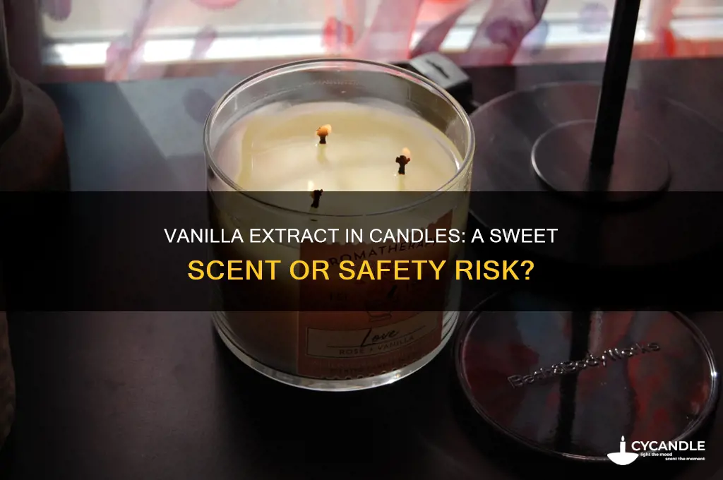 can you use vanilla extract for candles