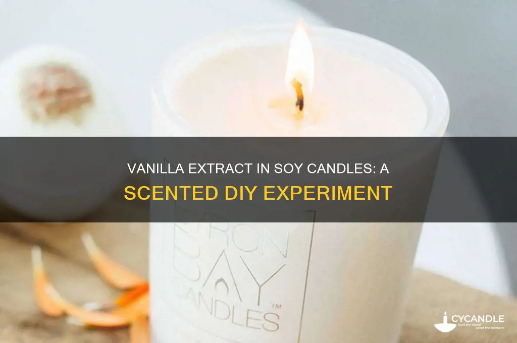 can you use vanilla extract in soy candles
