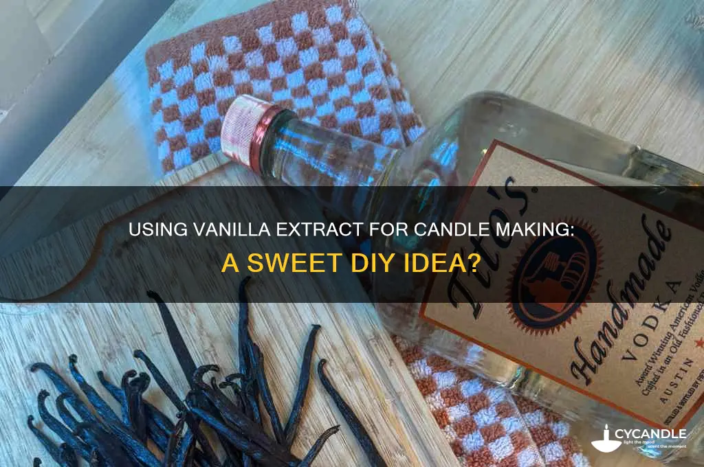can you use vanilla extract to make candles