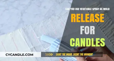 Using Vegetable Spray as Mold Release for Candle Making: Safe?