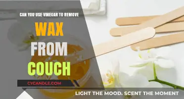 Effective Vinegar Hack: Removing Wax from Your Couch Safely