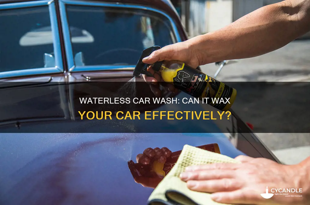 can you use waterless car wash the wax your car