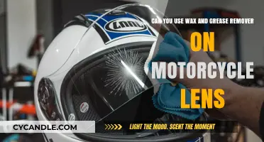 Using Wax and Grease Remover on Motorcycle Lenses: Safe or Risky?