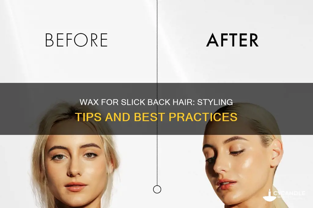 can you use wax for slick back hair