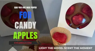 Wax Paper for Candy Apples: A Sweet Alternative or Sticky Mistake?