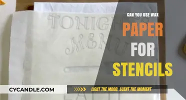 Using Wax Paper for Stencils: Creative Tips and Tricks