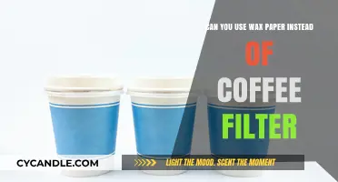 Wax Paper vs. Coffee Filter: A Brewing Alternative?