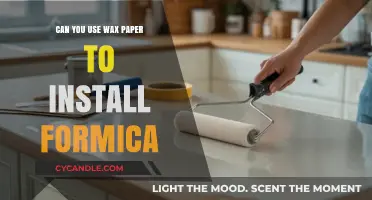 Using Wax Paper for Formica Installation: Tips and Tricks