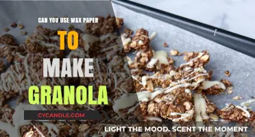 Using Wax Paper for Granola: Tips and Tricks for Perfect Baking