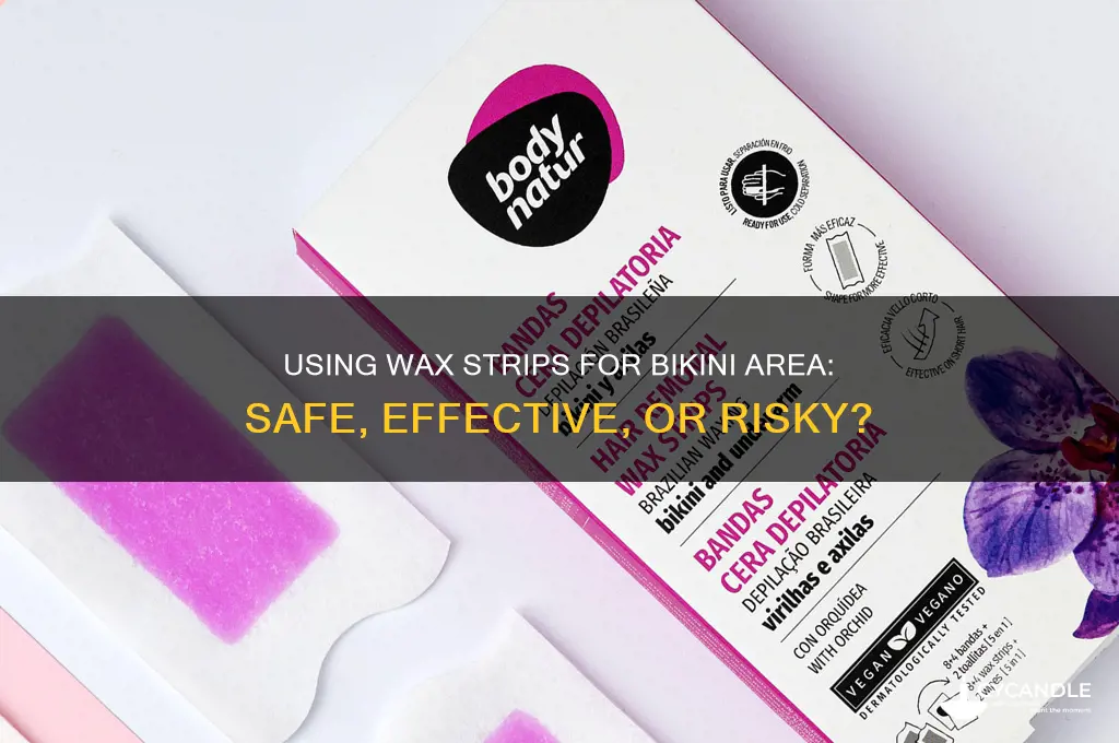 can you use wax strips down there