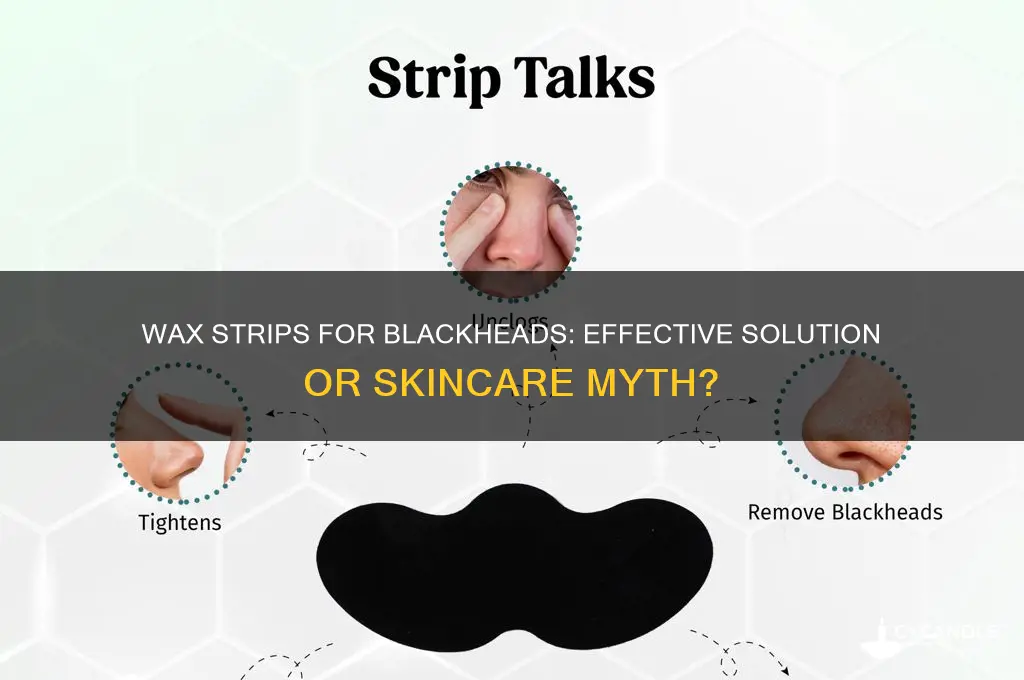 can you use wax strips for blackheads