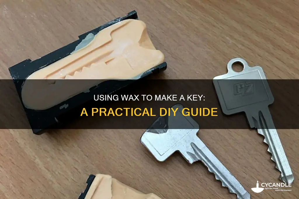 can you use wax to make a key