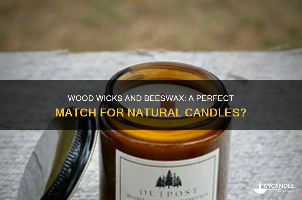 can you use wood wicks with beeswax