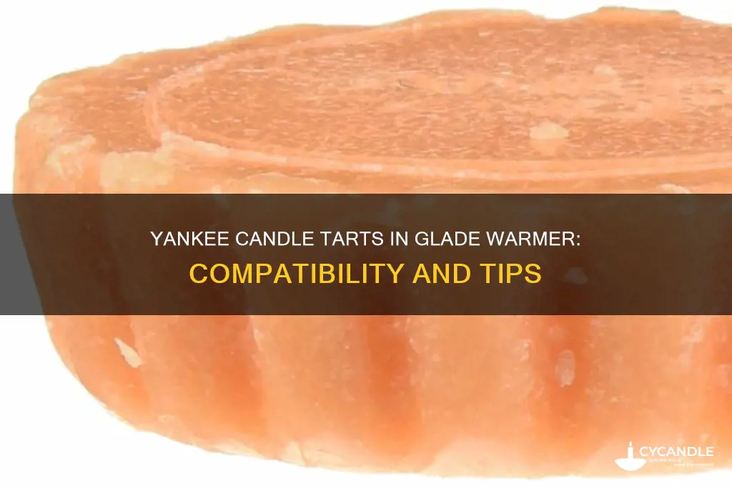 can you use yankee candle tarts in glade warmer
