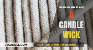 Crafting Candle Wicks: Using Yarn as an Alternative Material